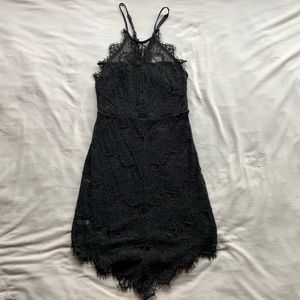 Intimately Free People Black Lace Dress.